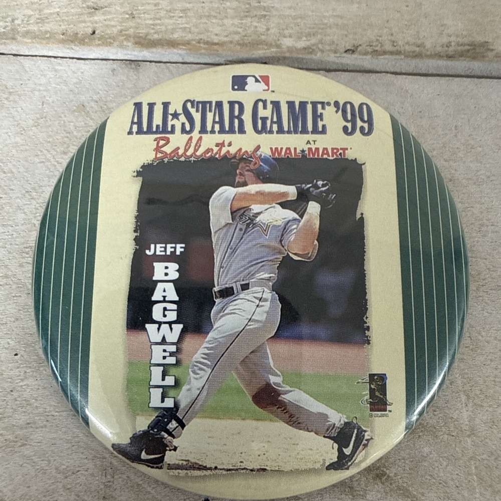 Jeff Bagwell Houston Astros 1999 Walmart - All Star Game Balloting Button